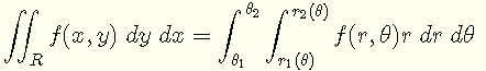 Doble Integral en Coordenadas Polares
