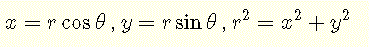 Polar to Rectangular Coordinates